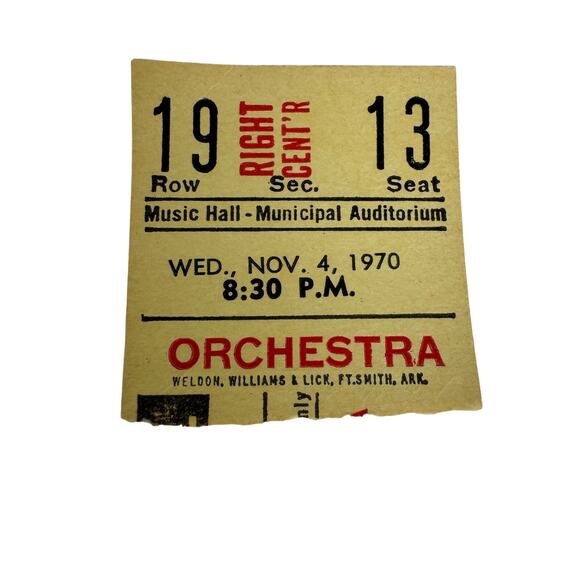1930's French Woven Tapestry Purse with Orchestra Ticket Stub from 1970 - Picture 6 of 15